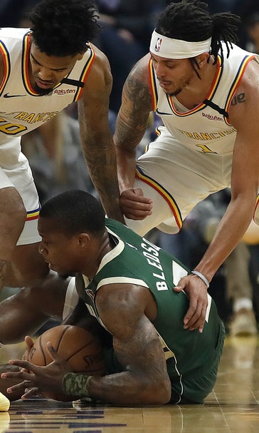 Antetokounmpo, NBA-best Bucks earn tough win over Warriors